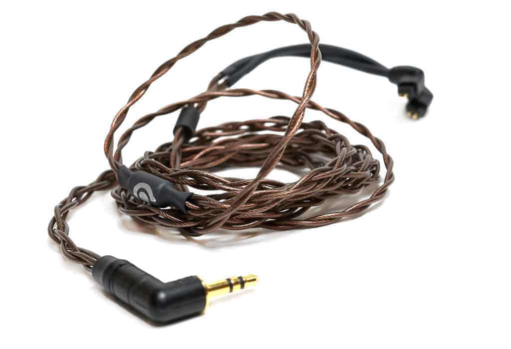 Premium copper cable for hifi, audiophile, and studio custom in-ear monitor cable