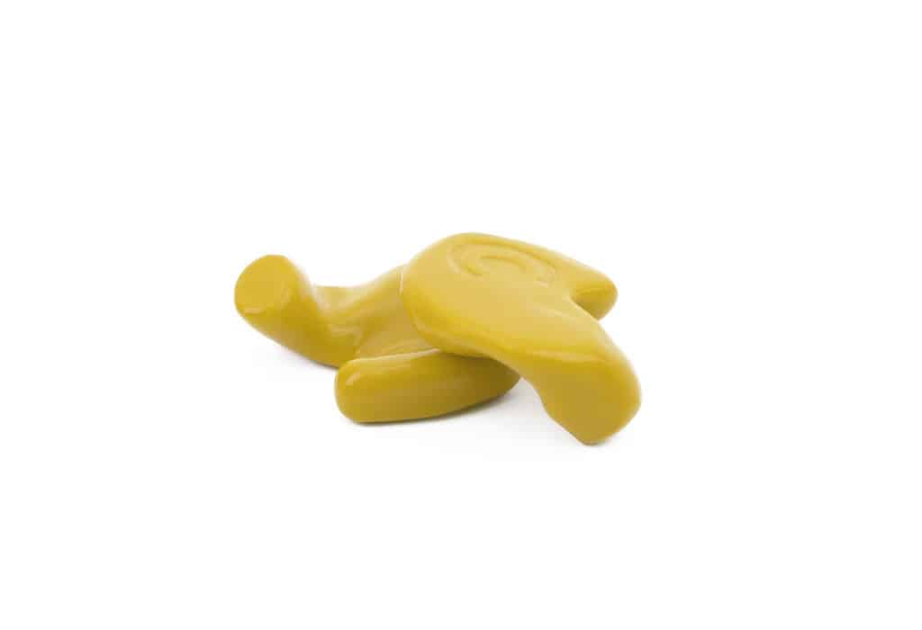 earplugs for riding - low profile hearing protection for motorcyclists - Yellow