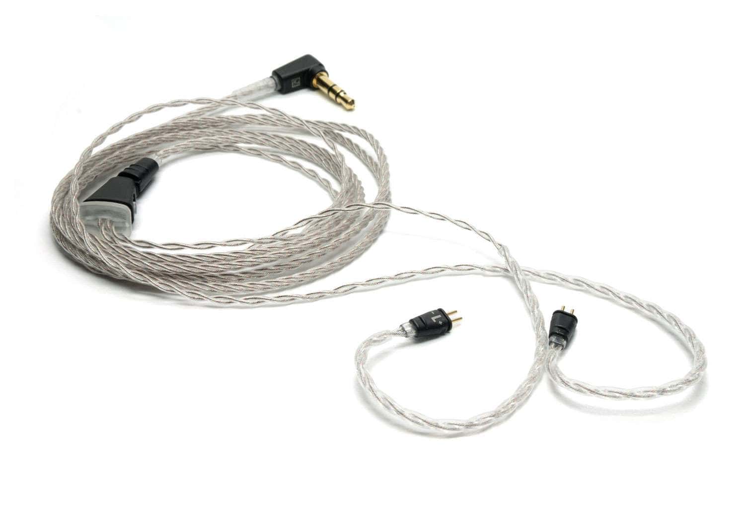 Pro replacement cable - 50" 2-pin in-ear monitor cable - Clear uncoiled